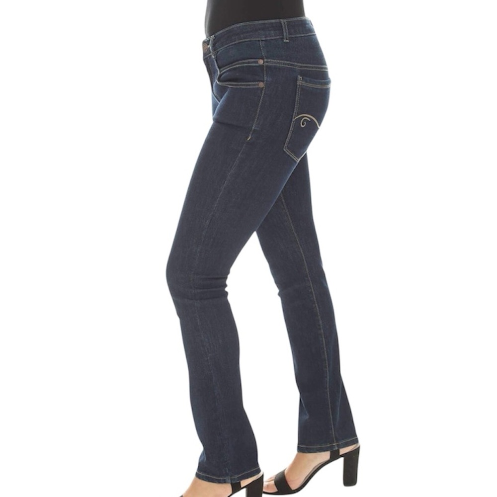Radian 8 SHORT Women's Deep Pocket Straight Jeans - Indigo